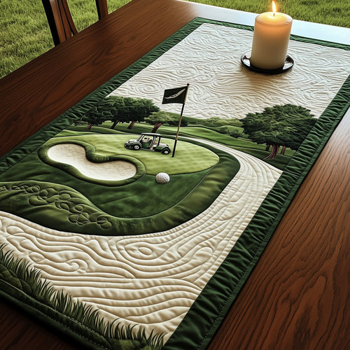 Fairway Dreams Quilted Table Runner GFTOTL3579