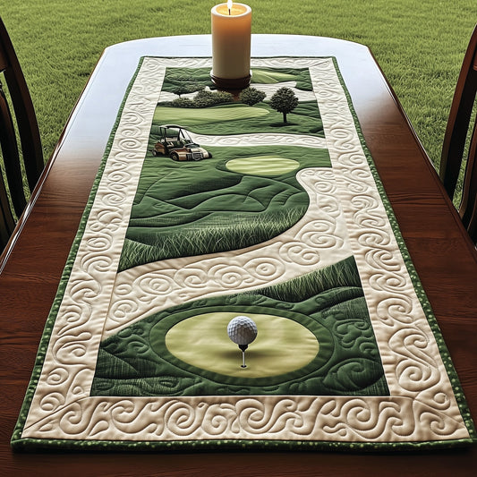 Fairway Dreams Quilted Table Runner GFTOTL3580
