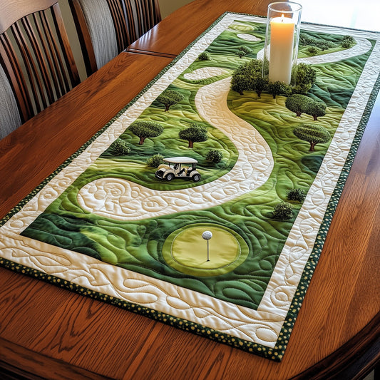 Fairway Dreams Quilted Table Runner GFTOTL3581