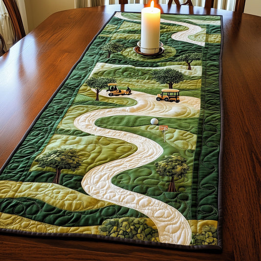 Fairway Dreams Quilted Table Runner GFTOTL3582