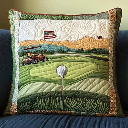 Fairway Dreams Quilted Pillow Case GFTOTL3588