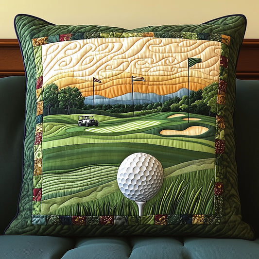 Fairway Dreams Quilted Pillow Case GFTOTL3590