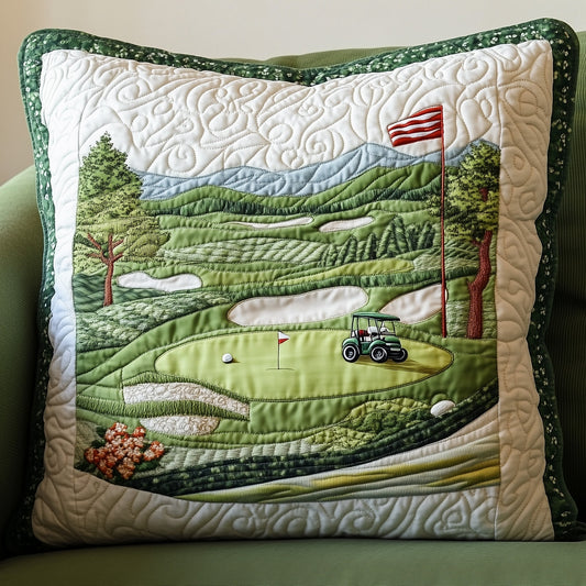Fairway Dreams Quilted Pillow Case GFTOTL3591
