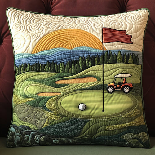 Fairway Dreams Quilted Pillow Case GFTOTL3592