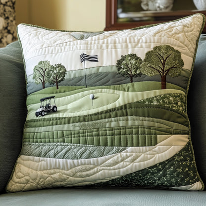 Fairway Dreams Quilted Pillow Case GFTOTL3593