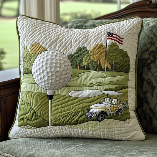 Fairway Rider Quilted Pillow Case GFTOTL3595