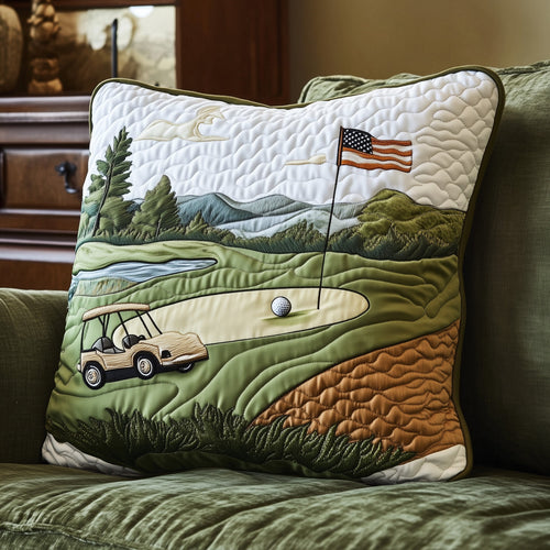 Fairway Rider Quilted Pillow Case GFTOTL3596