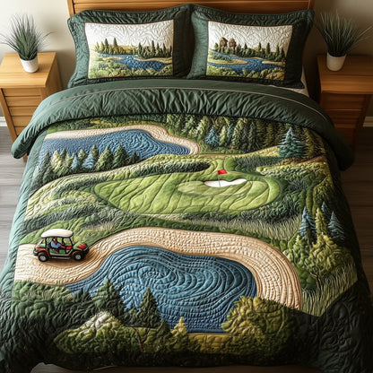 Fairway Freedom 3-Piece Quilted Bedding Set GFTOTL3627