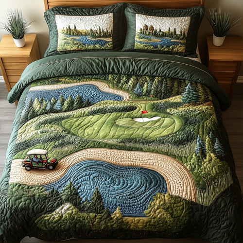 Fairway Freedom 3-Piece Quilted Bedding Set GFTOTL3627