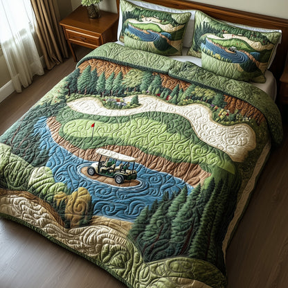 Fairway Freedom 3-Piece Quilted Bedding Set GFTOTL3628