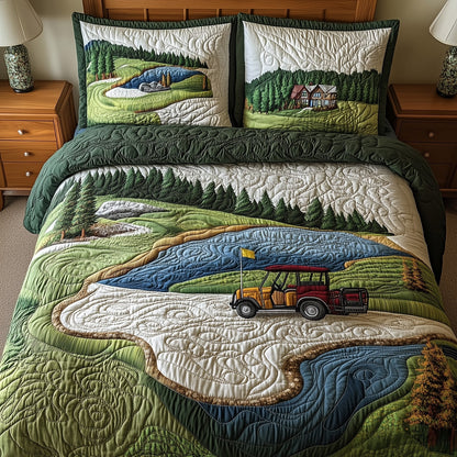 Fairway Freedom 3-Piece Quilted Bedding Set GFTOTL3631