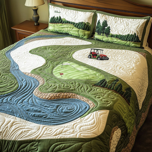 Fairway Freedom 3-Piece Quilted Bedding Set GFTOTL3633