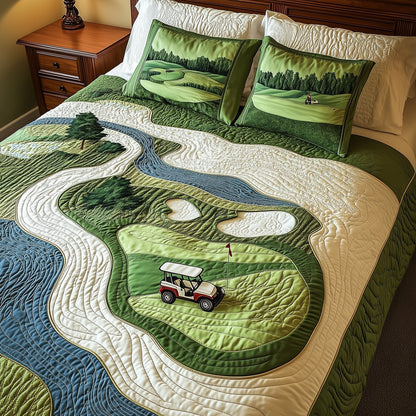 Fairway Freedom 3-Piece Quilted Bedding Set GFTOTL3635