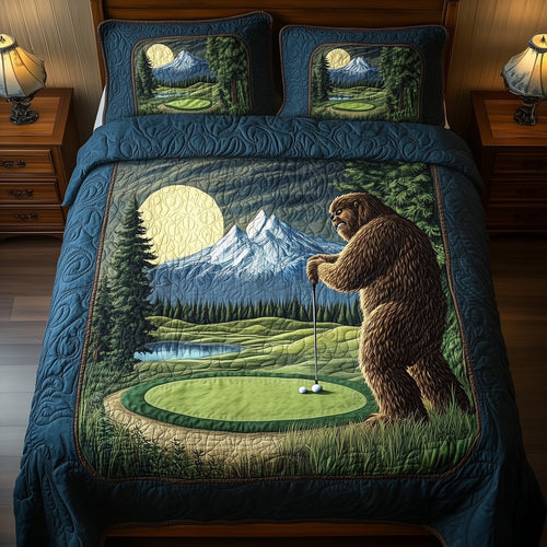 Bogey Putt 3-Piece Quilted Bedding Set GFTOTL3636