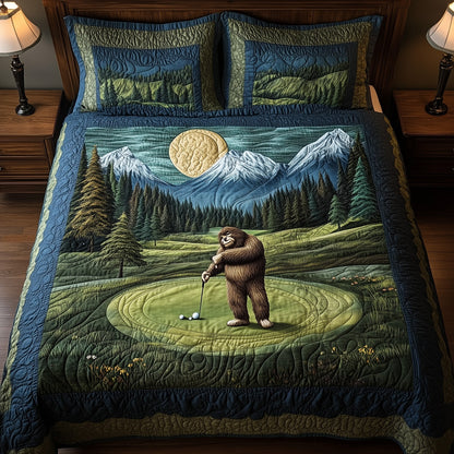 Bogey Putt 3-Piece Quilted Bedding Set GFTOTL3640