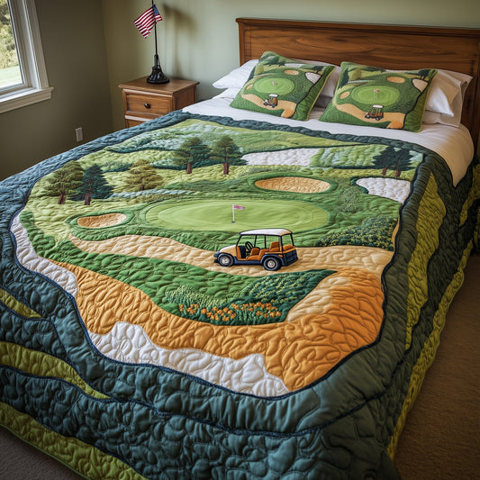 Fairway Freedom 3-Piece Quilted Bedding Set GFTOTL3648