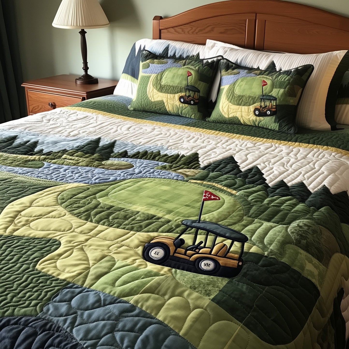 Fairway Freedom 3-Piece Quilted Bedding Set GFTOTL3649