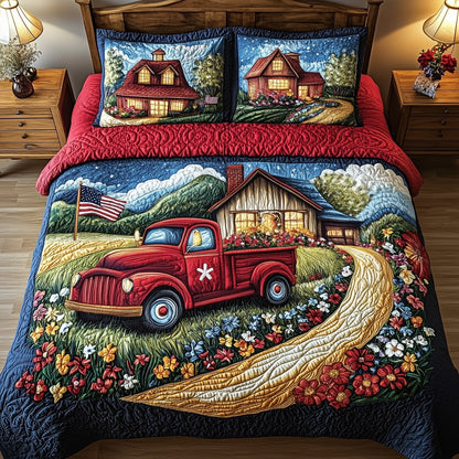 American Joyride 3-Piece Quilted Bedding Set GFTOTL3675