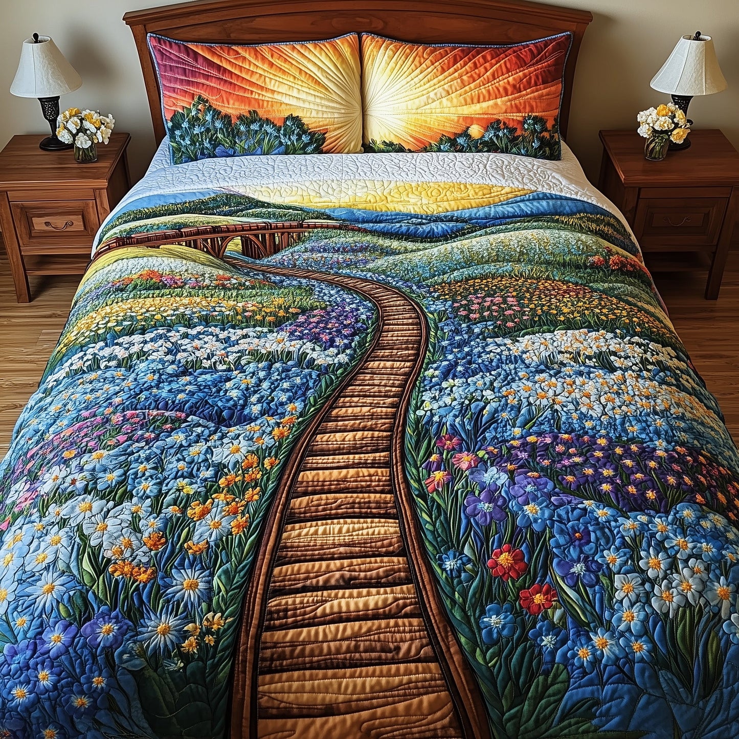 Tracks of Texas 3-Piece Quilted Bedding Set GFTOTL3677
