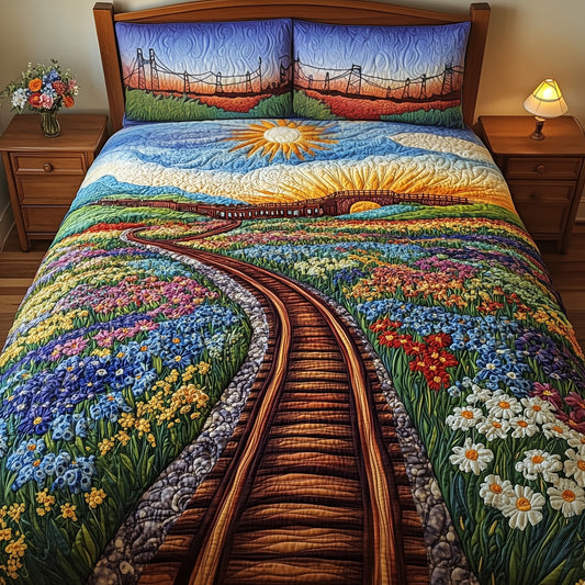 Tracks of Texas 3-Piece Quilted Bedding Set GFTOTL3678