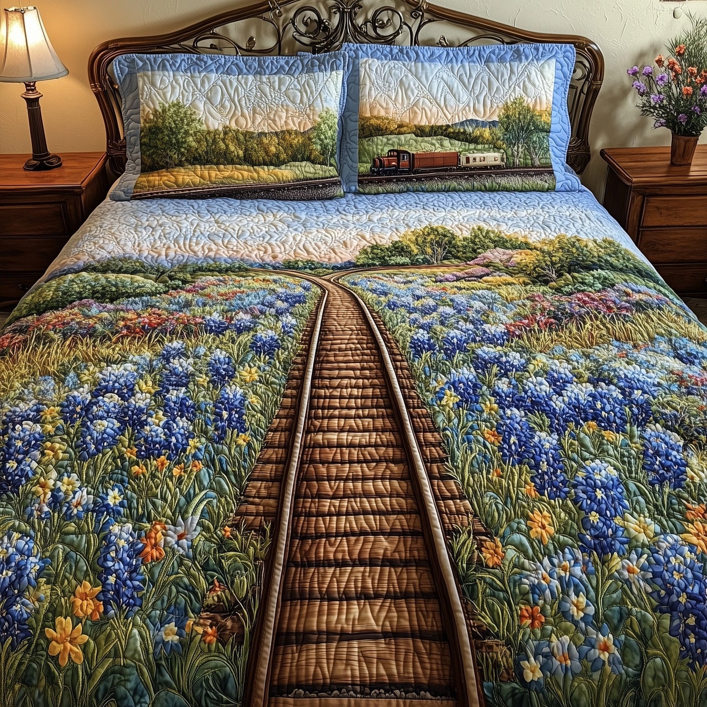Tracks of Texas 3-Piece Quilted Bedding Set GFTOTL3681