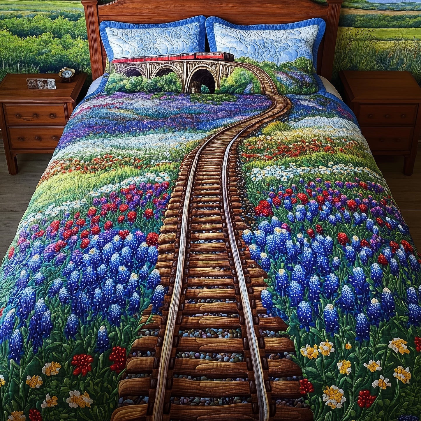 Tracks of Texas 3-Piece Quilted Bedding Set GFTOTL3682