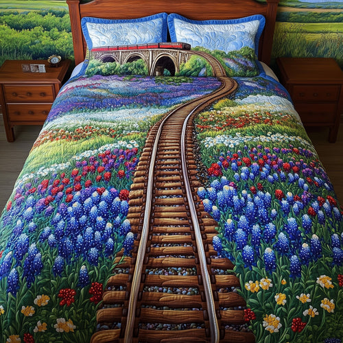 Tracks of Texas 3-Piece Quilted Bedding Set GFTOTL3682