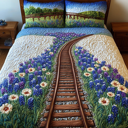 Tracks of Texas 3-Piece Quilted Bedding Set GFTOTL3683
