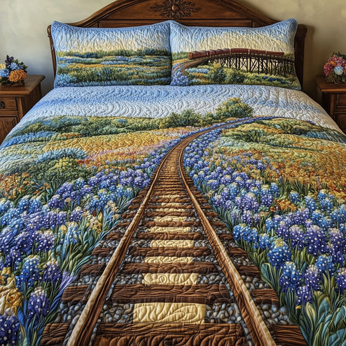 Tracks of Texas 3-Piece Quilted Bedding Set GFTOTL3684