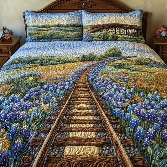 Tracks of Texas 3-Piece Quilted Bedding Set GFTOTL3684