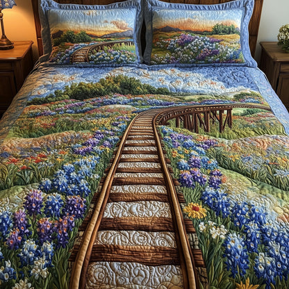 Tracks of Texas 3-Piece Quilted Bedding Set GFTOTL3685