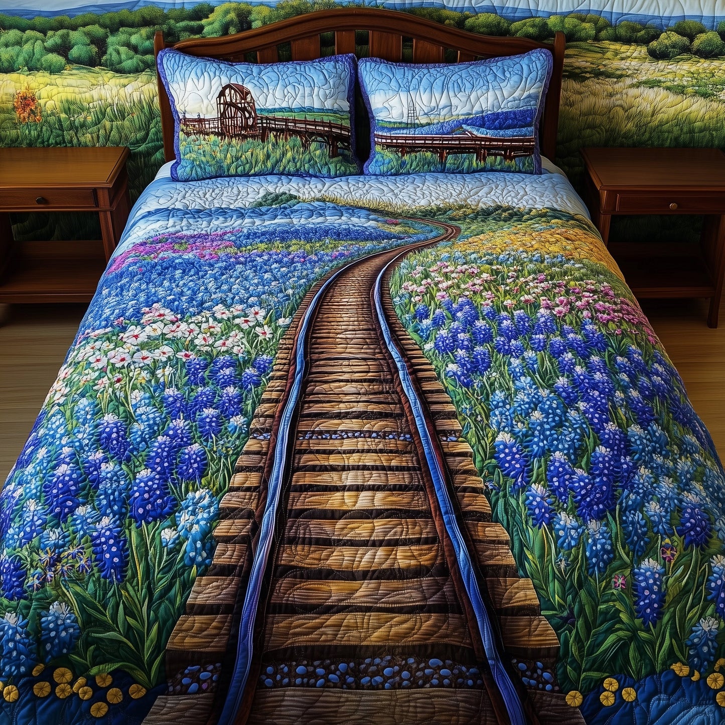 Tracks of Texas 3-Piece Quilted Bedding Set GFTOTL3687