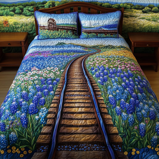 Tracks of Texas 3-Piece Quilted Bedding Set GFTOTL3687