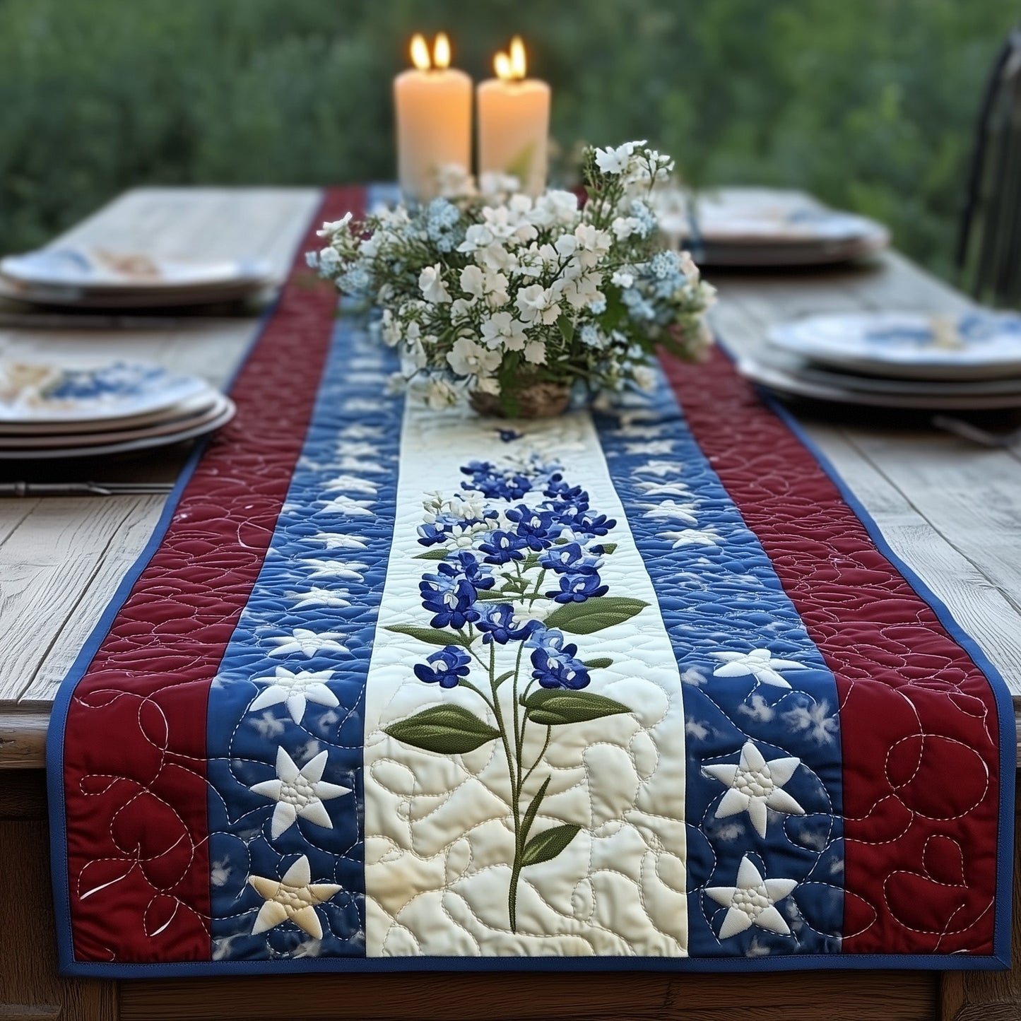 Texas Charm Quilted Table Runner GFTOTL3703