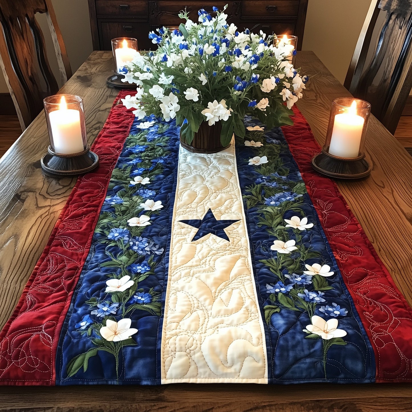 Texas Charm Quilted Table Runner GFTOTL3707