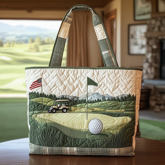 Fairway Dream Quilted Tote Bag GFTOTL3725