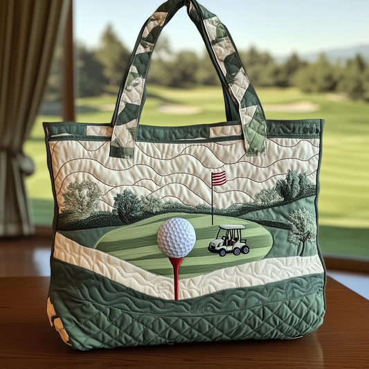 Fairway Dream Quilted Tote Bag GFTOTL3728