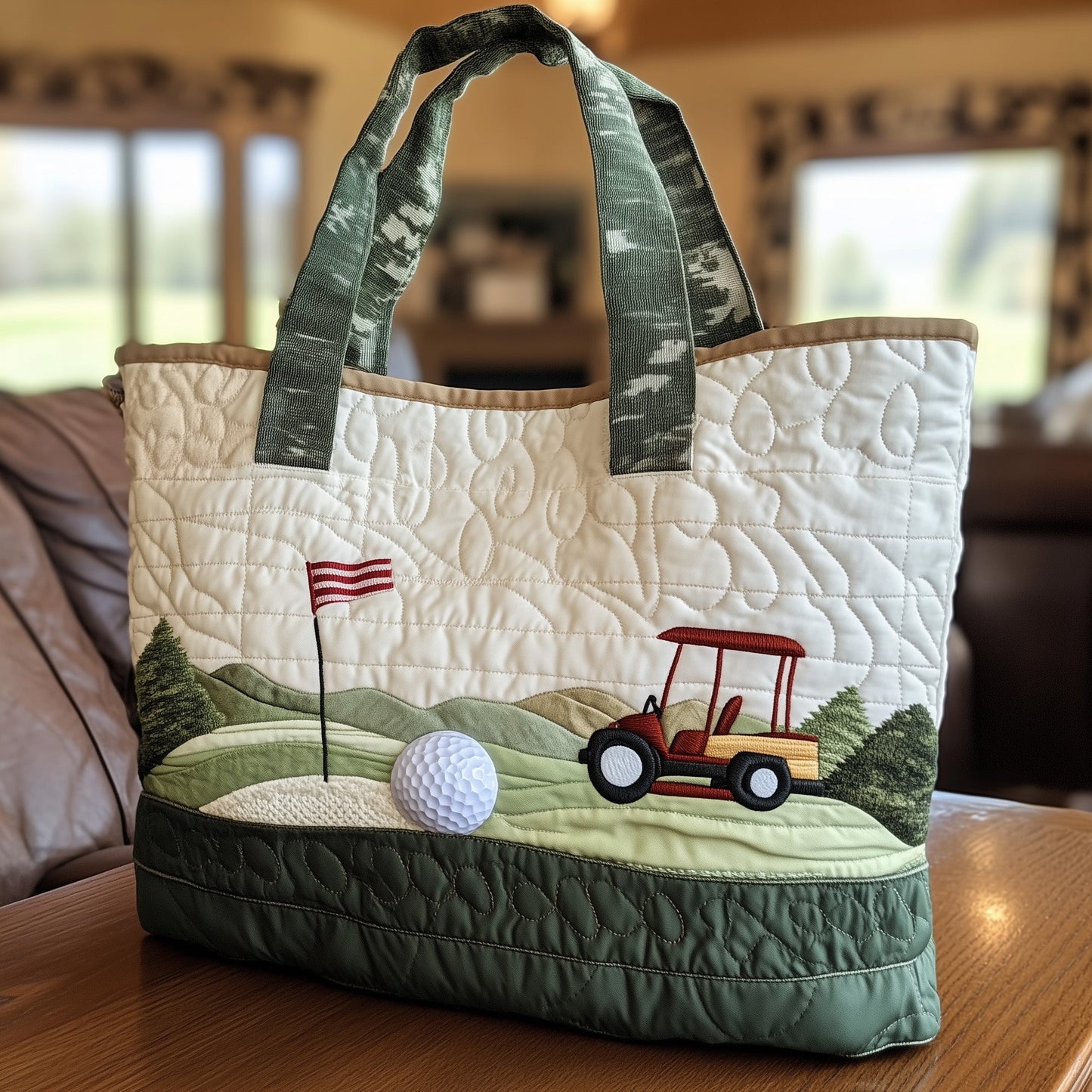 Fairway Dream Quilted Tote Bag GFTOTL3735