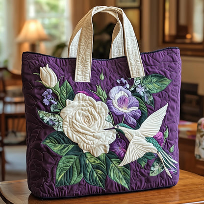Hummingbirds Dance Quilted Tote Bag GFTOTL3746