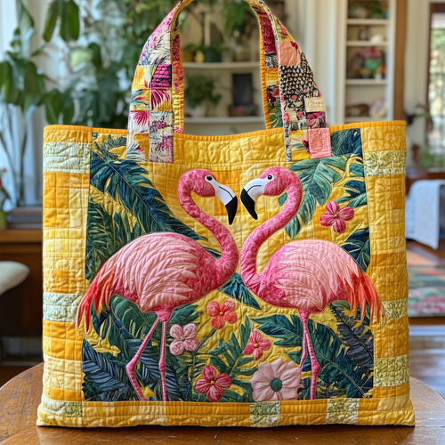 Tropical Couple Quilted Tote Bag GFTOTL3760