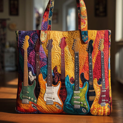 Guitar Sunshine Quilted Tote Bag GFTOTL3799