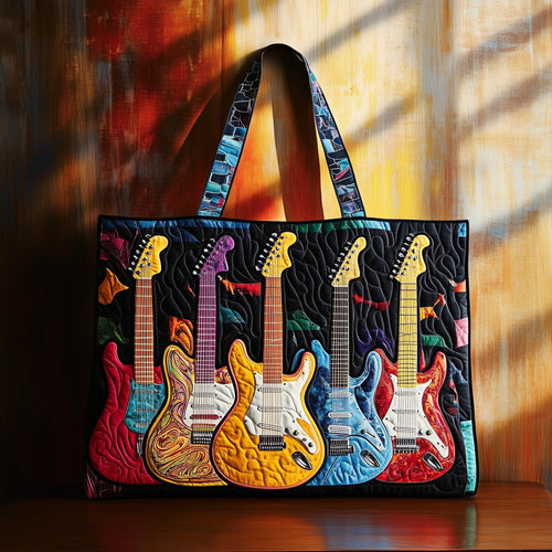 Guitar Sunshine Quilted Tote Bag GFTOTL3803