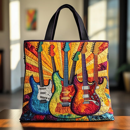 Guitar Sunshine Quilted Tote Bag GFTOTL3806