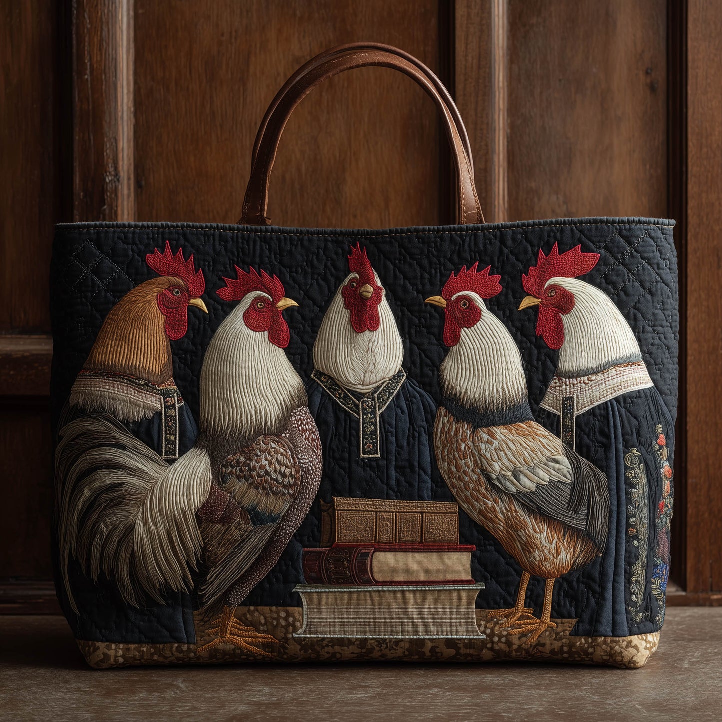 Faith Before Feed Quilted Tote Bag GFTOTL3844