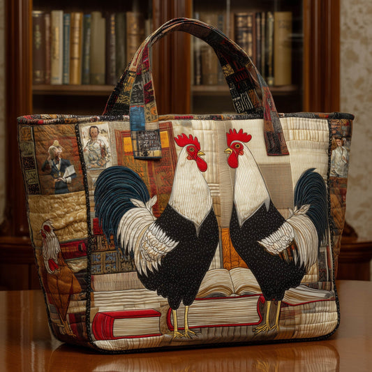 The Book of Cluck Quilted Tote Bag GFTOTL3847
