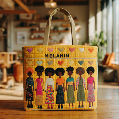 Melanin Beauty Quilted Tote Bag GFTOTL3852
