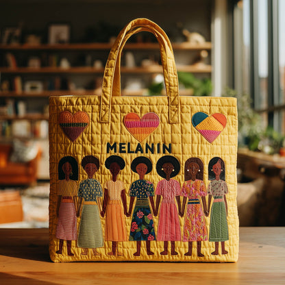 Melanin Beauty Quilted Tote Bag GFTOTL3854