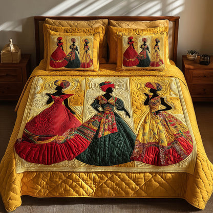 Soulbound Roots 3-Piece Quilted Bedding Set GFTOTL3864