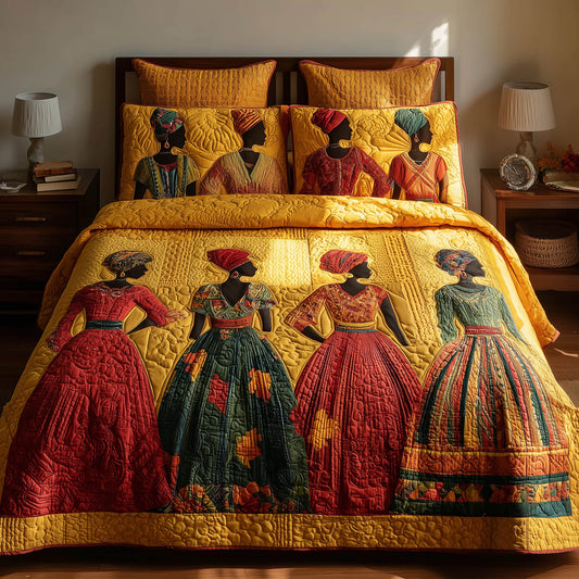 Soulbound Roots 3-Piece Quilted Bedding Set GFTOTL3865