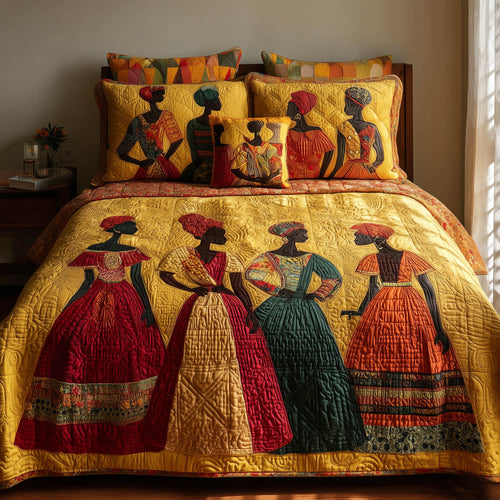 Soulbound Roots 3-Piece Quilted Bedding Set GFTOTL3866